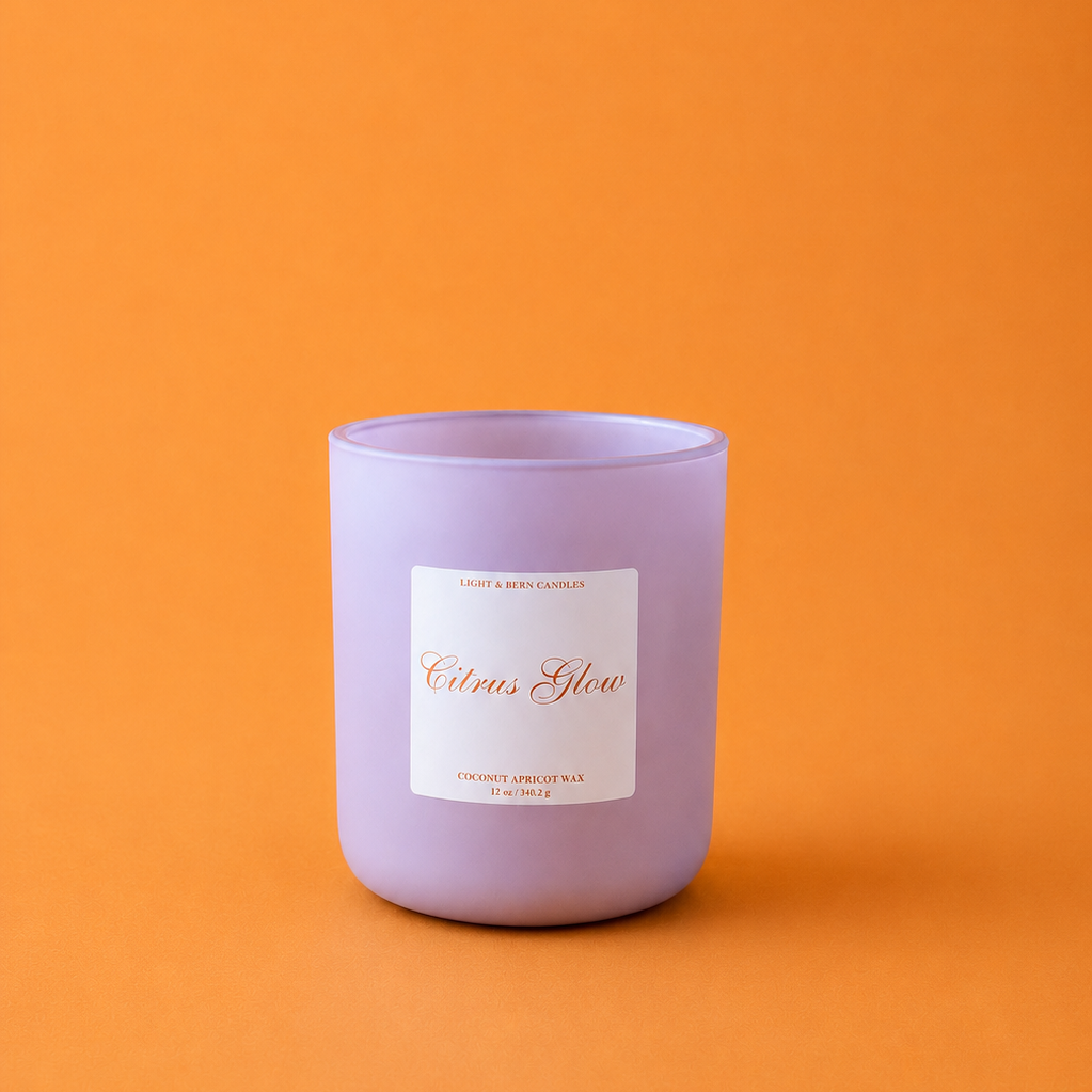 "Citrus Glow" Scented Candle